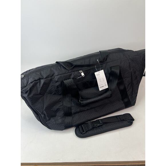 Athleta Excursion Convertible Duffle Bag Black Travel Workout‎ - Picture 4 of 9